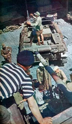 Armas y municiones alemanas llegan al norte de África, 1942
