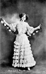 Gertie Millar 1879-1952, actriz inglesa, 1906