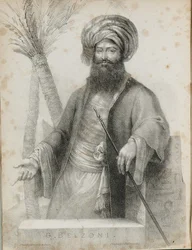 Giovanni Battista Belzoni 1778-1823 Frontispicio de Narrativa de las Operaciones y Descubrimientos Recientes