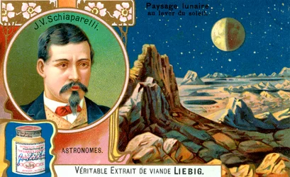 Giovanni Virginio Schiaparelli, astrónomo italiano, c1900