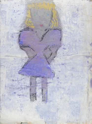 Chica con cabello rubio, ca. 1939-1940