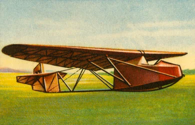 Planeador con fuselaje de celosía de acero tubular