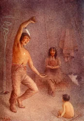 Glooskap trajo todos sus recursos mágicos a su ayuda, 1914