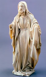 Dios el Padre, Anónimo flamenco de marfil, 1400-1425
