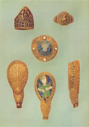 Joyería de oro, principalmente del siglo IX, 1935