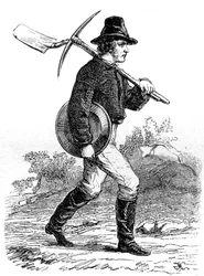 Minero de Oro, California, siglo XIX