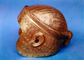 Casco de oro de Mesopotamia, 2500 a.C.