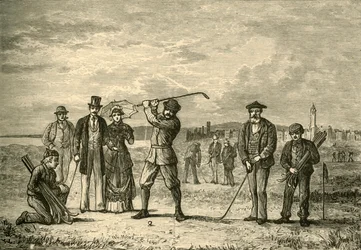 Golf en los Links, 1898