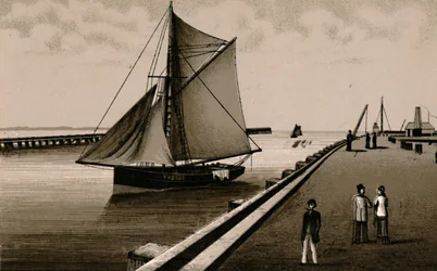 Muelle de Gorleston, c1880