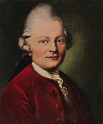 Gotthold Ephraim Lessing 1729-1781 - Pintura de Anton Graff, 1934