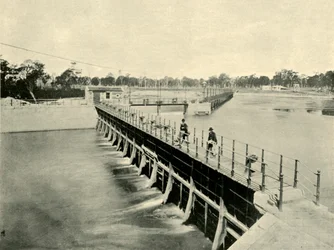 Presa de Goulburn, Wahring, 1901