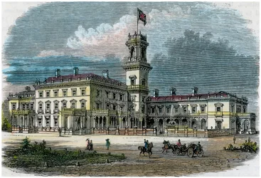 Casa de Gobierno, Melbourne, Victoria, Australia, c1880
