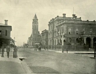 Oficinas del gobierno, Launceston, 1901