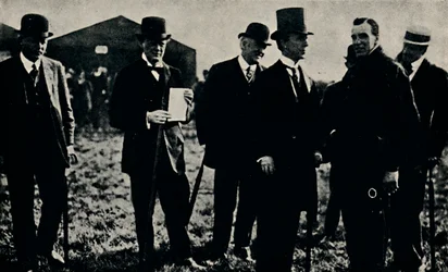 Grahame White y el Sr. Churchill, 1910, 1945