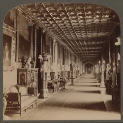 Gran Corredor, Castillo de Windsor, Inglaterra, c1910