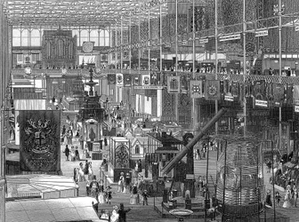 Gran Exposición en el Palacio de Cristal, Hyde Park, Londres, 1851
