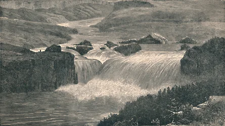 Grandes Cataratas del Río Yellowstone, 1873