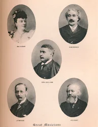 Grandes Músicos - Lámina XIV, 1895