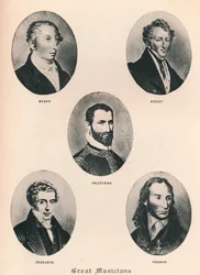 Grandes músicos - Placa XV, 1895