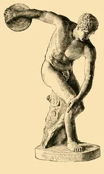 Atleta griego lanzando el disco, 1890