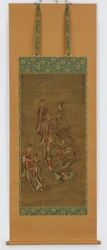 Grupo de deva y devi, período Nanbokucho, siglo XIV-XV