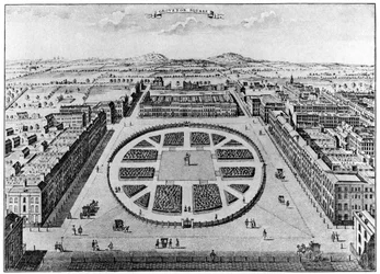 Plaza Grovenor, Londres, siglo XVIII, 1907