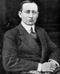 Guglielmo Marconi, inventor italiano, c1920