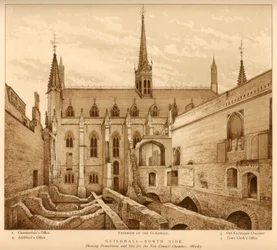 Guildhall Lado Norte, Ciudad de Londres, 1882-1883