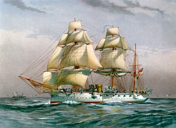 HMS Calliope, crucero de 3ª clase de la Royal Navy, c1890-c1893