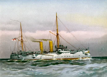 HMS Magicienne, crucero de 2ª clase de la Royal Navy, c. 1890-c. 1893