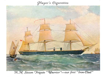 Fragata de vapor H.M. Warrior --nuestro primer acorazado, 1936
