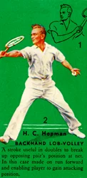 H. C. Hopman - Volea de revés, c1935