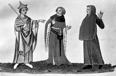Hábitos de los oficiales de la ley, siglos XIV-XV, 1910