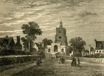 Iglesia de Hackney, c. 1876