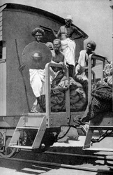 Gente Hadendoan, África Oriental, 1922