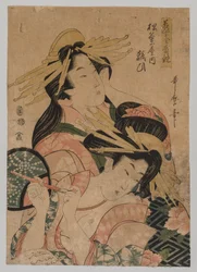 Retrato de Medio Cuerpo de Dos Cortesanas, 1753-1806