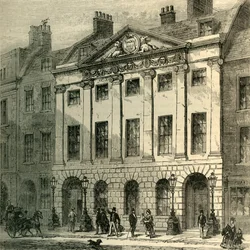 Salón de la Compañía de Peleteros, c. 1872