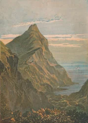 Hartland Point. Cerca de Clovelly, North Devon, 1864