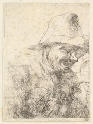 Cabeza de un campesino, siglo XVII