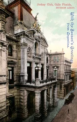 Sede del Jockey Club, Calle Florida, Buenos Aires, Argentina, principios del siglo XX