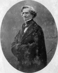 Hector Berlioz, compositor romántico francés, c1845-1869