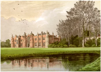 Hengrave Hall, Suffolk, hogar de la familia Gage, c. 1880
