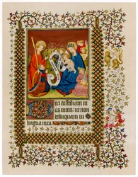 Enrique VI ante la Virgen y el Niño, c1420
