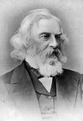 Henry Wadsworth Longfellow, poeta y maestro estadounidense, finales del siglo XIX