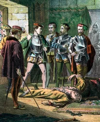 Enrique de Lorena, 3er Duque de Guisa, soldado y estadista francés del siglo XVI, mediados del siglo XIX