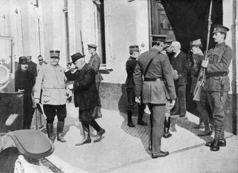 Herbert Asquith en el frente, Primera Guerra Mundial, 1914-1916, c1920