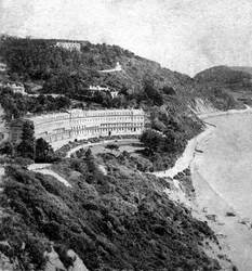 Hesketh Crescent, Torquay, Devon, principios del siglo XX