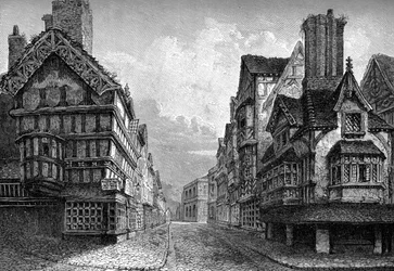 High Street, Shrewsbury, 1825 1893