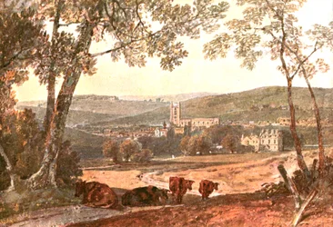 High Wycombe desde la carretera de Marlow, c1802, c1900