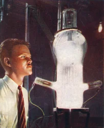 Tubo de resplandor de red de alta potencia, 1938